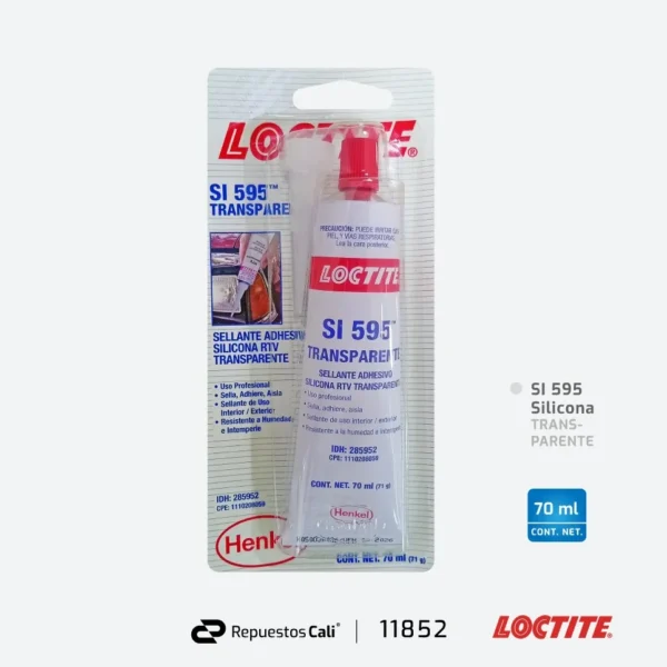 SILICONA TRANSPARENTE 70ml (SI 595)