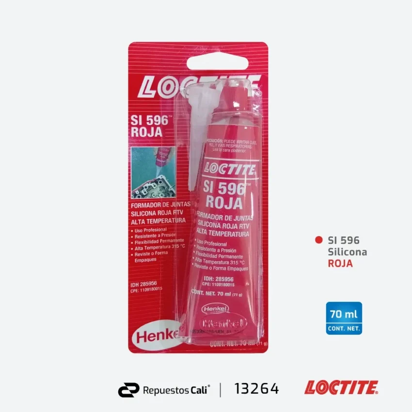 SILICONA ROJA 70ml (SI 596)