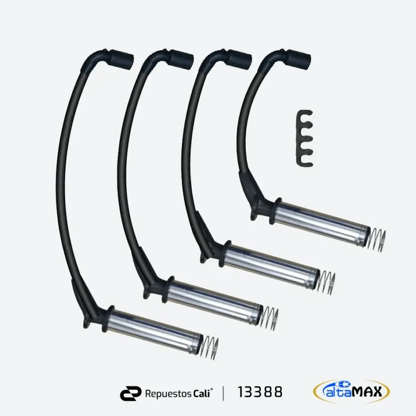 CABLES ALTA CHEV CORSA 1.3 1.4 1.6 96/- AVEO FAMILY (SET 4 CABLES) 8mm