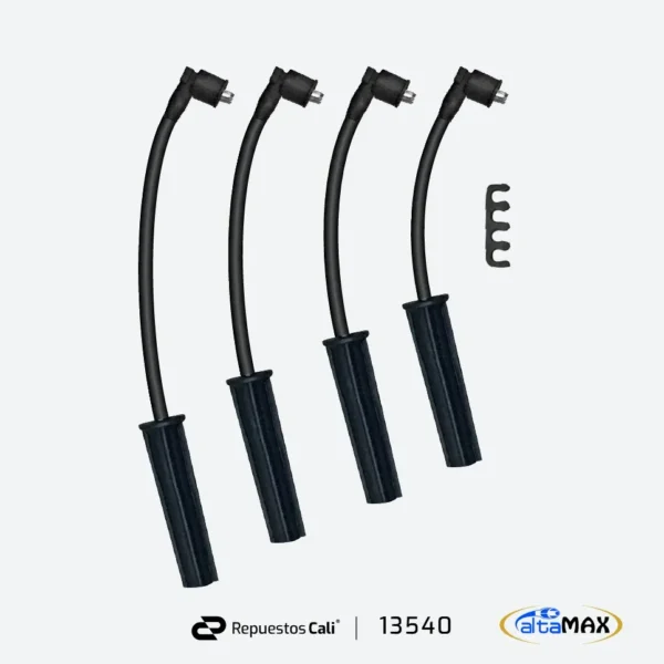 CABLES ALTA RENAULT LOGAN 1.4 1.6 8VAL 05/16 SANDERO 1.6 8VAL 09/16 (SET 4 CABL)