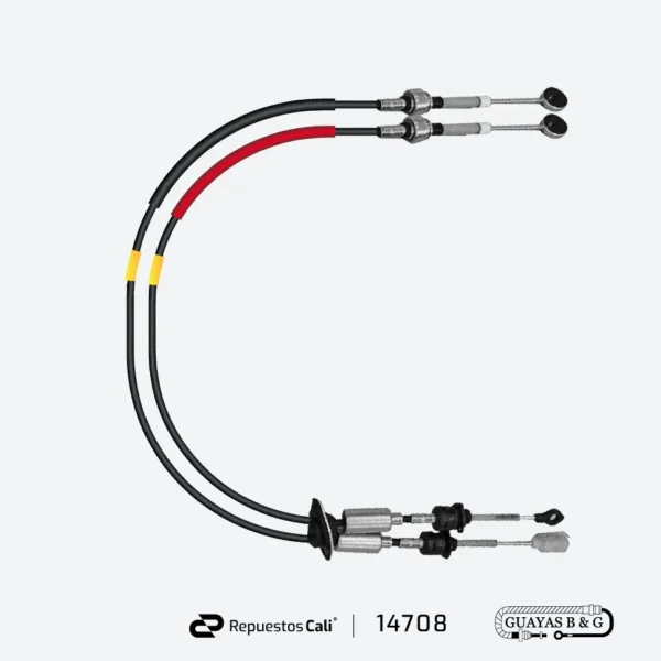GUAYA CONTROL Y SELECTOR CAMBIOS CHEV SAIL 1.4 16VAL 11/20 CHEVY TAXI 1.4 16/21