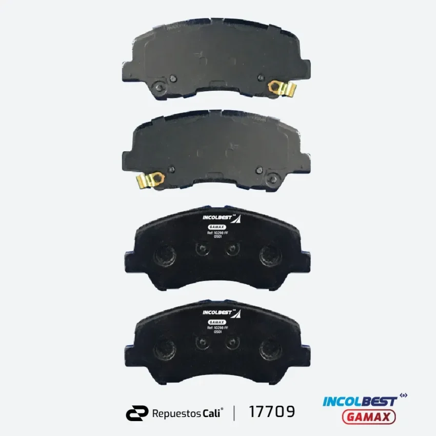 PASTILLAS FRENO HYUNDAI I25 I35 KIA RIO SPICE KIA CERATO PRO VELOSTER DELANTERA