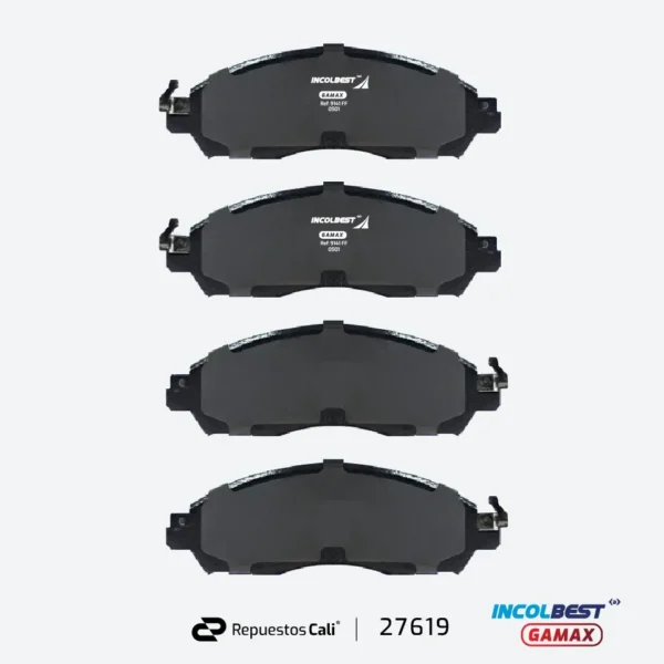 PASTILLAS FRENO NISSAN D23 FRONTIER NP300 2.5 16/- RENAULT ALASKAN 2.5 17/- DEL