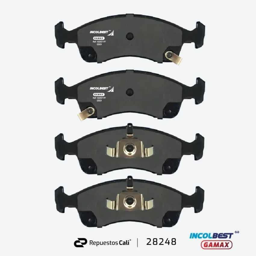 PASTILLAS FRENO CHEV ONIX ACTIV 1.4 16/- COBALT 1.8 12/16 (SIN ABS)