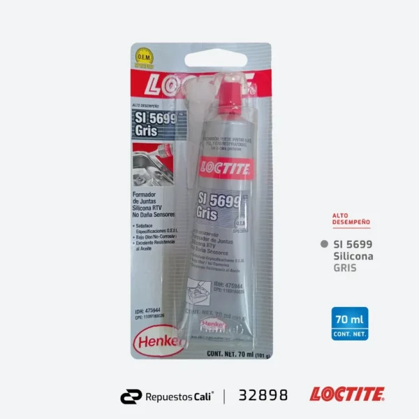 SILICONA ULTRA GREY 70ml GRIS (SI 5699)