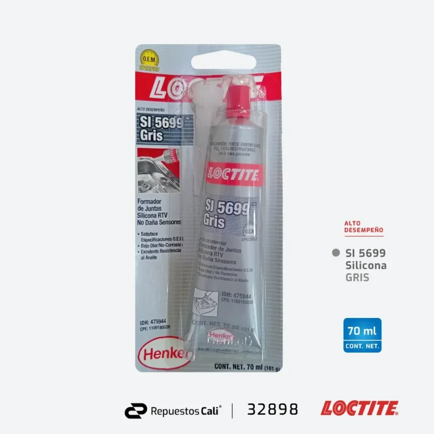 SILICONA ULTRA GREY 70ml GRIS (SI 5699)