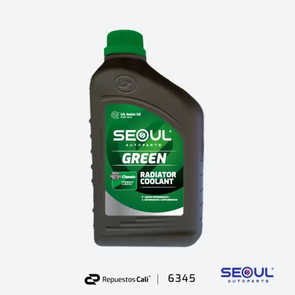 LIQUIDO REFRIGERANTE (VERDE) UNIVERSAL (CLASICO) 1 LT (946 ml)