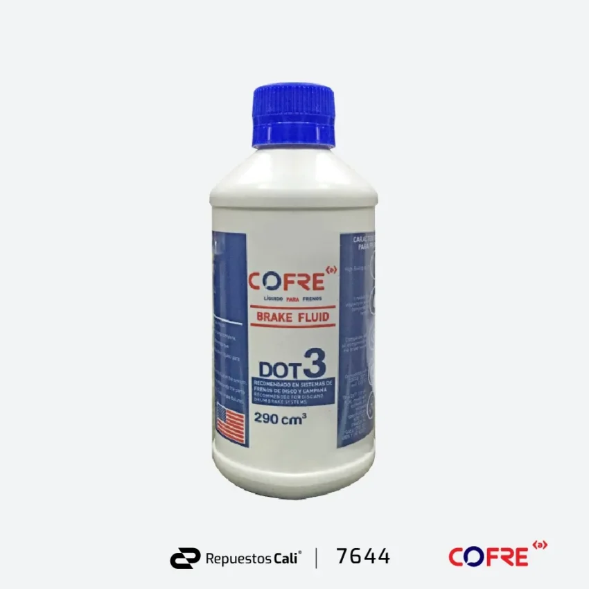 LIQUIDO FRENO UNIVERSAL 290cc COFRE DOT3 (TARRO PLASTICO)